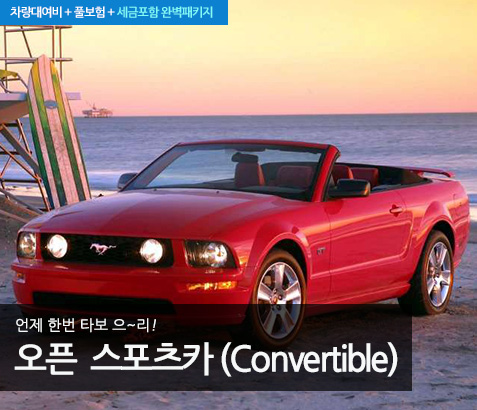오픈 스포츠카 (Convertible급)