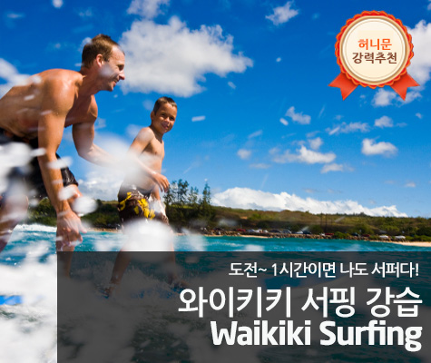 와이키키 비치 서핑강습