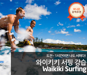 와이키키 비치 서핑강습