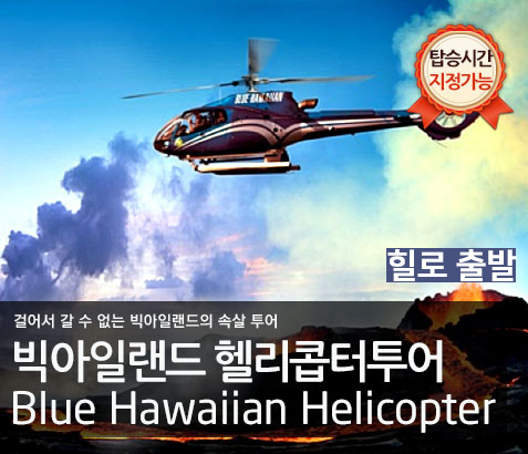 빅아일랜드 헬리콥터 투어 (힐로출발)