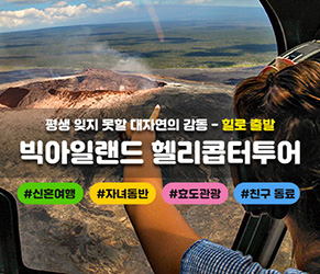 빅아일랜드 헬리콥터 투어 (힐로출발)